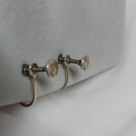 GORO STERLING pearl earrings - Picture 2 of 6